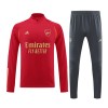 Sudadera De Entrenamiento Arsenal Cremallera De Cuarto 23-24 Roja - Hombre